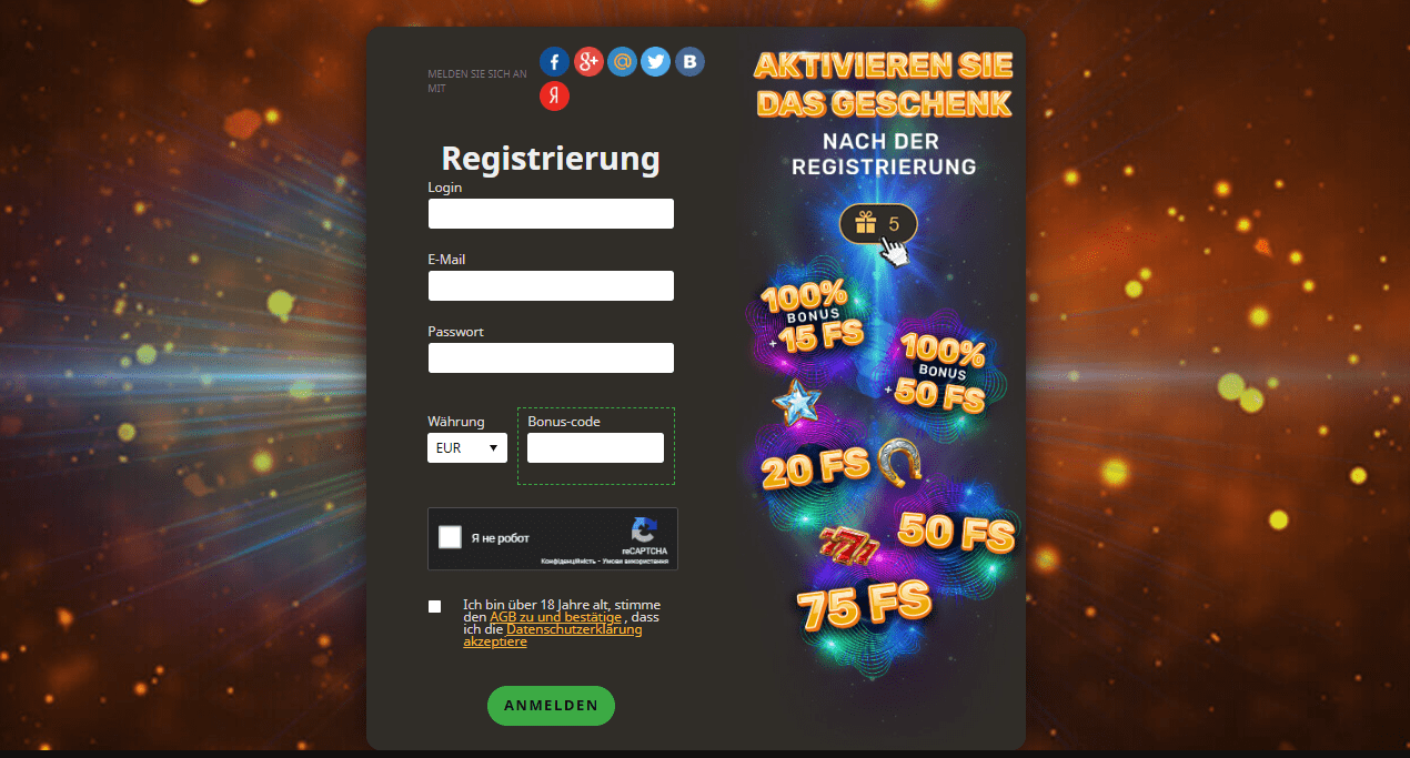 Registrieren Sie sich auf der Play Fortune-Website Registrieren Sie sich auf der Play Fortune-Website